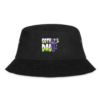 Goth Dad - Bucket Hat - Schwarz - Vorne - Lela (165cm)