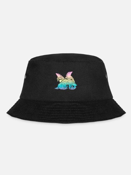 Bunte Schuppentierbesitzer Schuppentiere - Bucket Hat - Schwarz
