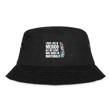 Basketball & Tacos Basketball Tacos Geschenk - Bucket Hat - Schwarz - Vorne - Lela (165cm)