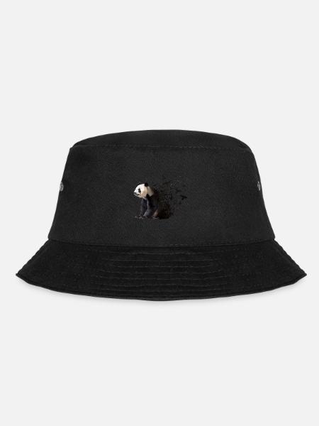 Panda - Bucket Hat - Schwarz