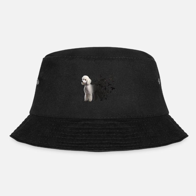 Pudel - Bucket Hat - Schwarz