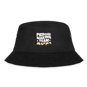 Pierogi Making Team Polish Pride Food Maker - Bucket Hat - Schwarz - Vorne - Lela (165cm)
