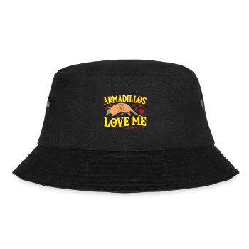Armadillo Pet Armadillo Gift - Bucket Hat - black - Front - Lela (165cm)