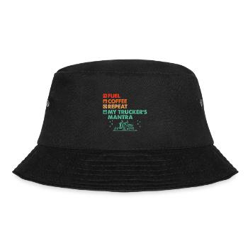 Trucker Driving Dad Trucker Father Truck Driver - Bucket Hat - black - Front - Lela (165cm)