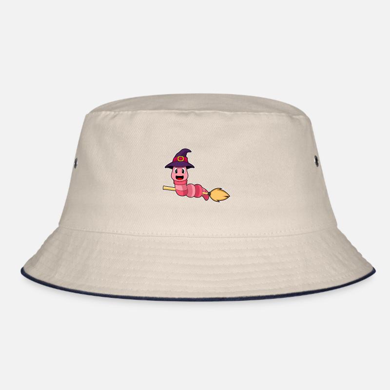 Wurm Halloween Hexe Bucket Hat