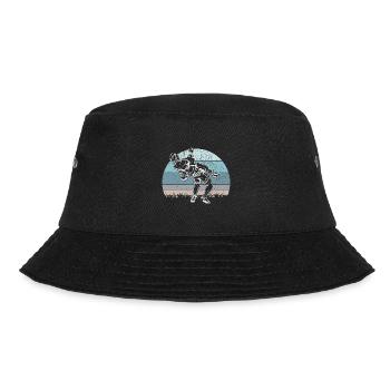 Suplex Wrestler Wrestling Ringen Kampfsport - Bucket Hat - Schwarz - Vorne - Lela (165cm)