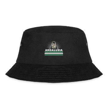 Andalusien autonome Gemeinschaft Spanien - Bucket Hat - Schwarz - Vorne - Lela (165cm)