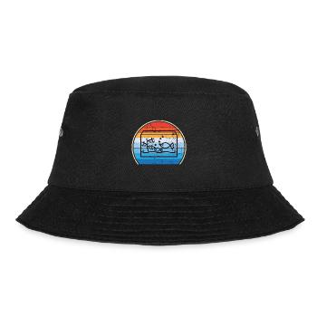 Retro Aquarium Aquaristik Fische Heimaquarium - Bucket Hat - Schwarz - Vorne - Lela (165cm)