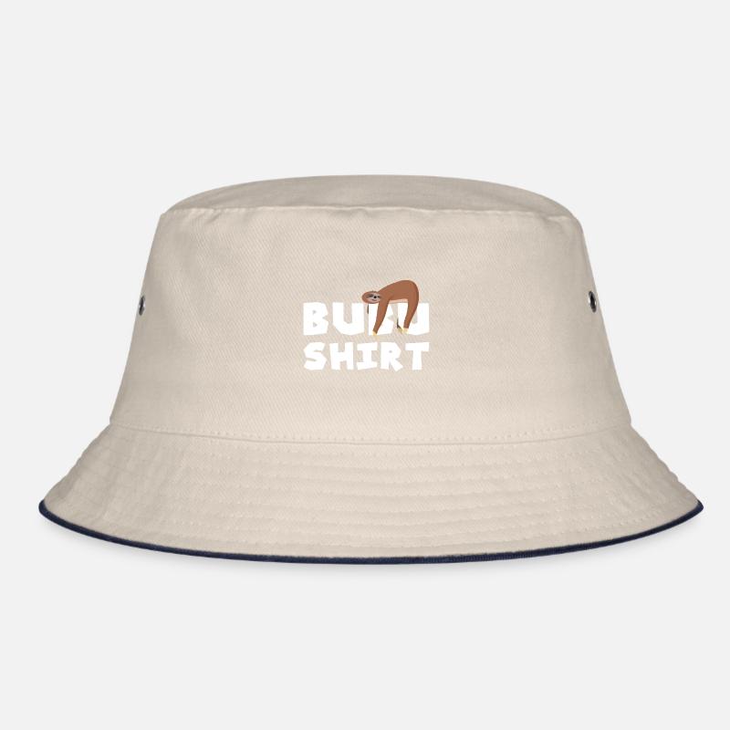 bubu Sloth Faultier Geschenk Bucket Hat