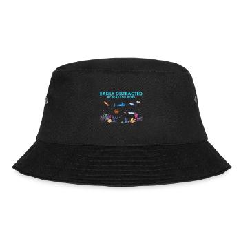 Reefs Ocean Sea Marine Biologist Diving Divers - Bucket Hat - black - Front - Lela (165cm)