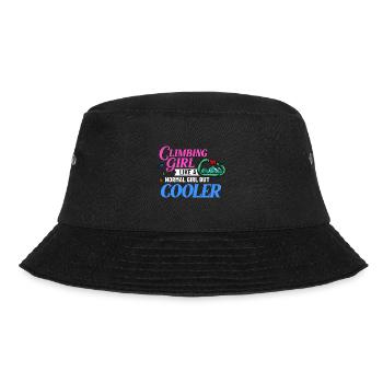 Felsklettern Klettern Indoor Bouldern Mädchen Wand - Bucket Hat - Schwarz - Vorne - Lela (165cm)