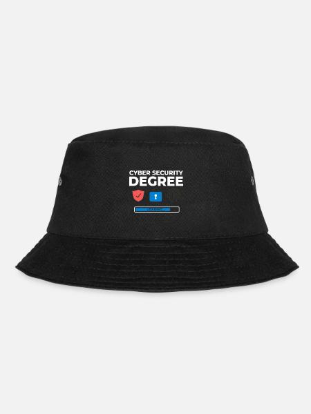 Cyber Security Information Computer Sicherheit - Bucket Hat - Schwarz