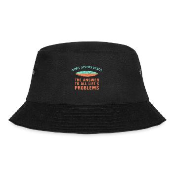 Fort Myers Beach Answer To All Life's Problems - Bucket Hat - Schwarz - Vorne - Lela (165cm)