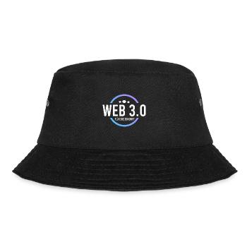 Web 3.0 für die Zukunft - Bucket Hat - Schwarz - Vorne