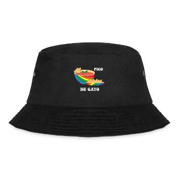 LBGT Flag Gay Pride Human Vintage Rainbow - Bucket Hat - black - Front - Lela (165cm)