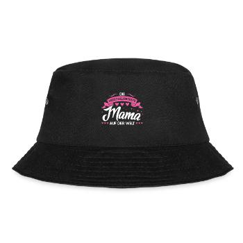 Mutter Familie Mütter Geschenk - Bucket Hat - Schwarz - Vorne - Lela (165cm)