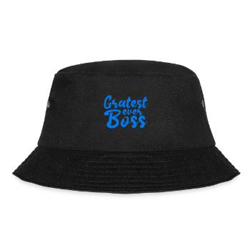 Gratest Ever Boss 4 - Bucket Hat - Schwarz - Vorne - Lela (165cm)