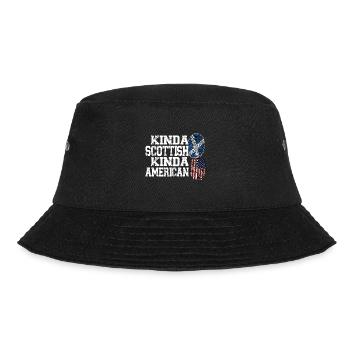 Schottland Schottische Wurzeln Geschenk - Bucket Hat - Schwarz - Vorne - Lela (165cm)