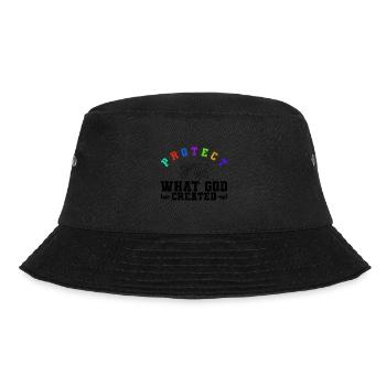 Protect Gods Creation Coral Reefs Christianity - Bucket Hat - black - Front - Lela (165cm)
