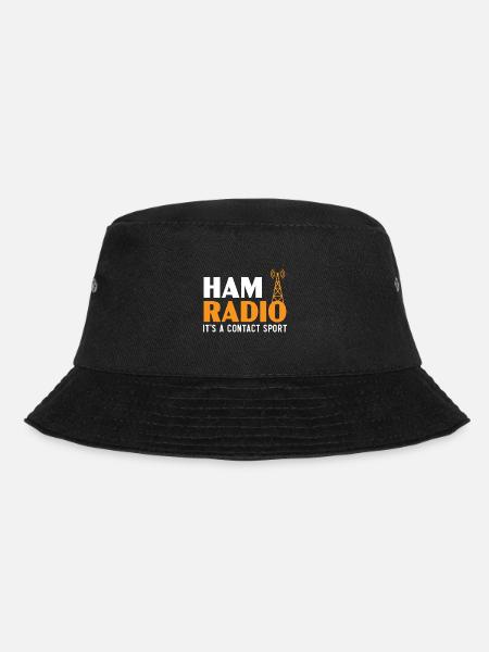 Ham Radio Es ist ein Kontaktsport Operator Ham Rad - Bucket Hat - Schwarz