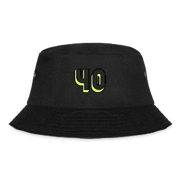 40. BIRTHDAY. HAPPY BIRTHDAY. - Bucket Hat - black - Front - Lela (165cm)