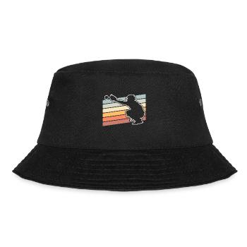 Baseball - Bucket Hat - black - Front - Lela (165cm)