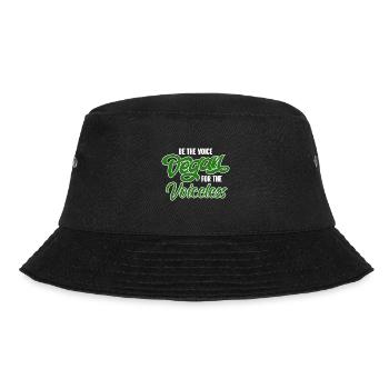Vegan Veganism - Bucket Hat - black - Front - Lela (165cm)
