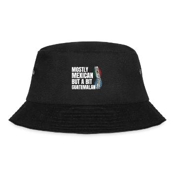 Basketball & Tacos Basketball Tacos Geschenk - Bucket Hat - Schwarz - Vorne - Lela (165cm)