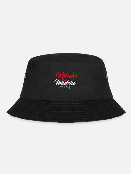 Kölsche Mädche Kölner Dom Köln Kölle Heimat Kölsch - Bucket Hat - Schwarz