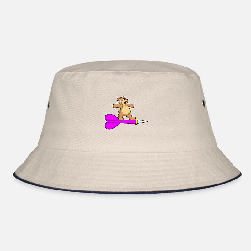 Bär Dart Dartpfeil Bucket Hat