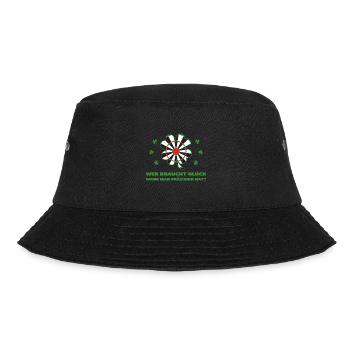 Darts Darten Darts Spieler Geschenk - Bucket Hat - Schwarz - Vorne - Lela (165cm)