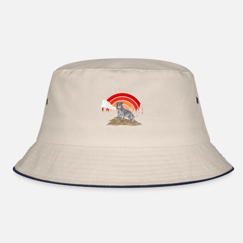 Zwergschnauzer Hund Schnauzer Bucket Hat