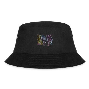 Boxen Kämpfer Kinder Boxen Match Boxer - Bucket Hat - Schwarz - Vorne - Lela (165cm)