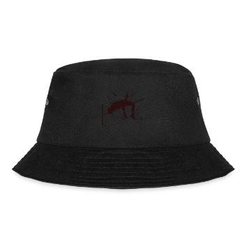 Hochspringer Wasserfarben Hochsprung - Bucket Hat - Schwarz - Vorne - Lela (165cm)