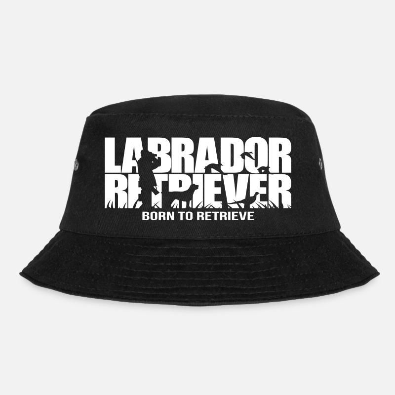 LABRADOR RETRIEVER born to retrieve - Bucket Hat - Schwarz