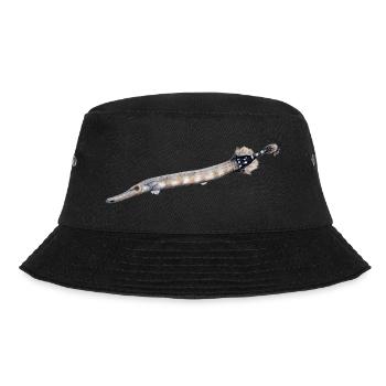 Trumpet - Trumpet - poisson trompette - Bucket Hat - Schwarz - Vorne - Lela (165cm)