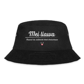 Mei liawa - Bucket Hat - Schwarz - Vorne - Lela (165cm)