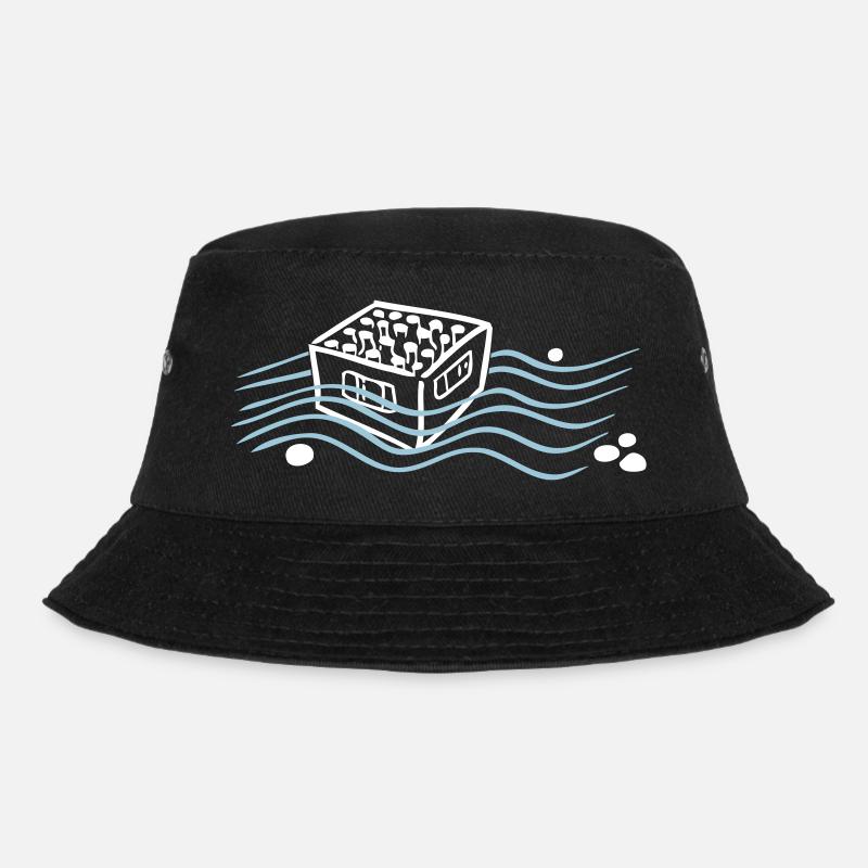 Gekühltes Bier - Bucket Hat - Schwarz