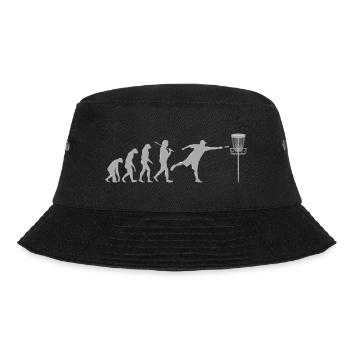 Disc Golf Evolution - Bucket Hat - Schwarz - Vorne - Lela (165cm)
