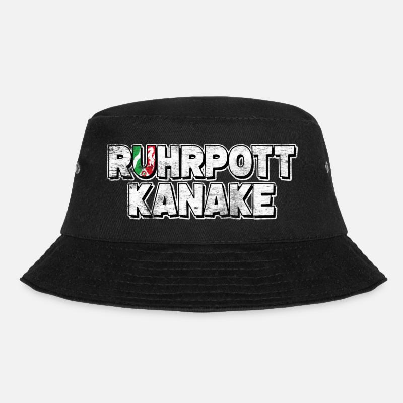 Ruhrpott Kanake NRW - Bucket Hat - Schwarz