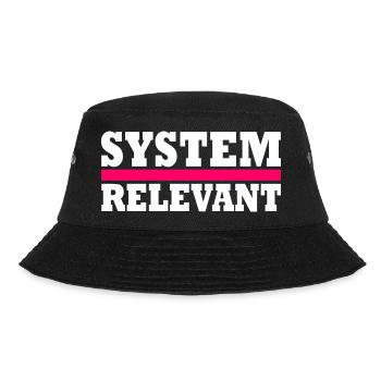 System relevant - Bucket Hat - black - Front - Lela (165cm)