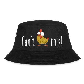 Can't Hendl this Austrian dialect gift - Bucket Hat - black - Front - Lela (165cm)