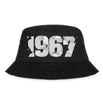 1967 - Bucket Hat - Schwarz - Vorne - Lela (165cm)