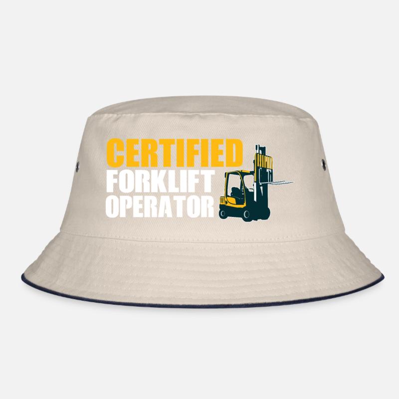 Certified forklift operator Bucket Hat