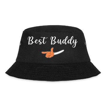 friendship brother sister best buddy right - Bucket Hat - black - Front - Lela (165cm)