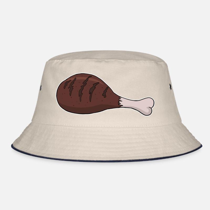 Gegrillter Chicken Wing Barbeque Grillen BBQ Bucket Hat