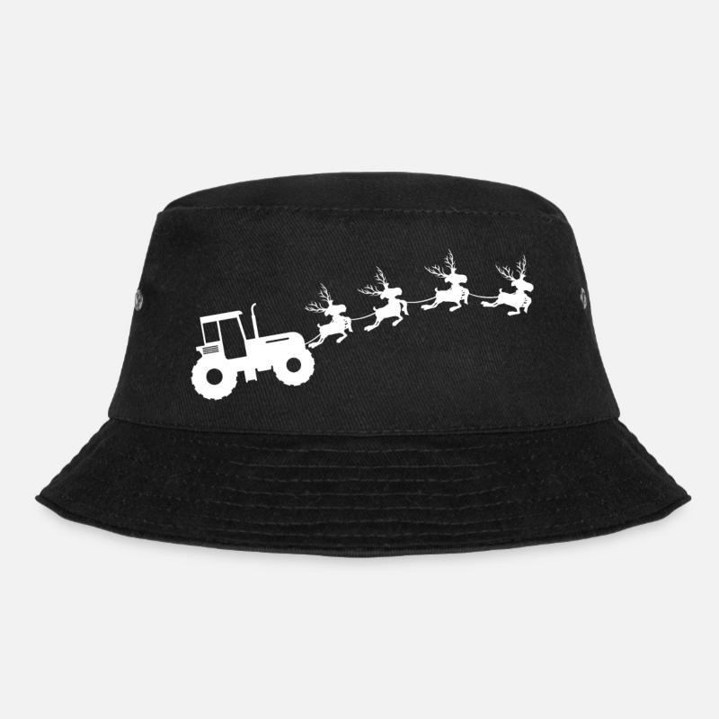 Tracteur paysan de Noël - Bob - noir