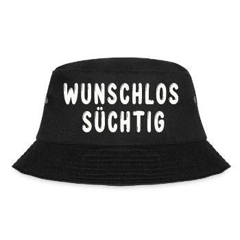 Wunschlos Süchtig - Bucket Hat - Schwarz - Vorne - Lela (165cm)