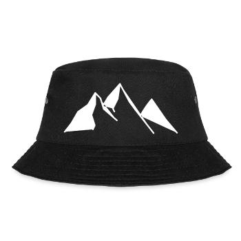 Mountains - Bucket Hat - black - Front - Lela (165cm)