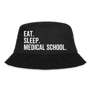 Eat Sleep Medical School - Bucket Hat - black - Front - Lela (165cm)